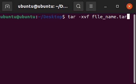 untar file linux|How to Extract Files From a .tar.bz2 or .tar.gz File on Linux.